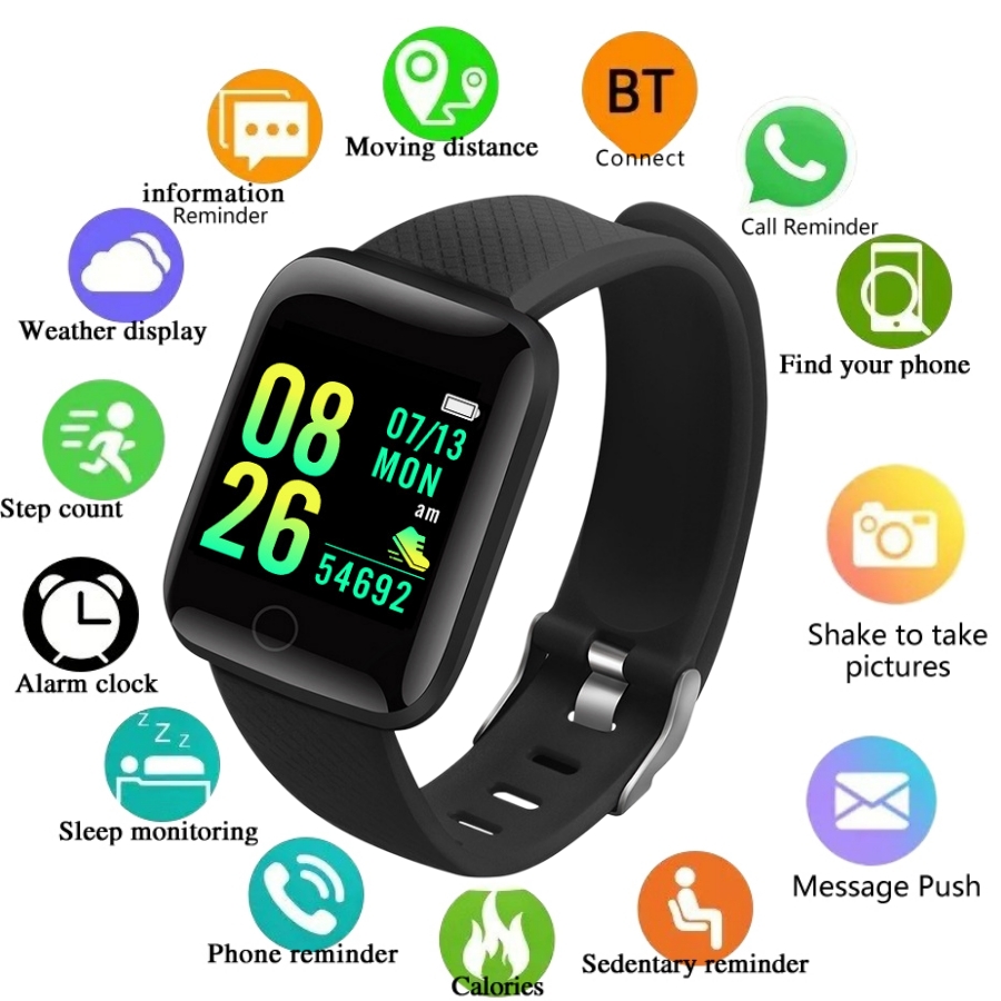 Smartwatch Watches For Boys - Çok İşlevli akıllı saat erkek kadın