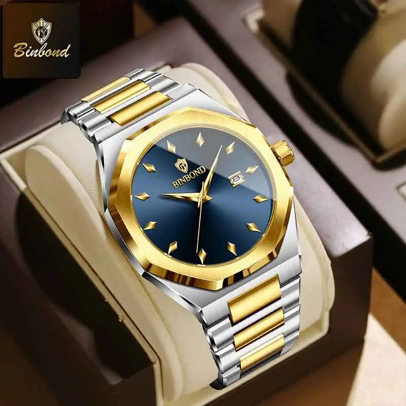 Smartwatch Watches Brands For Men - BINBOND Üst Düzey Marka Erkek Kuvars