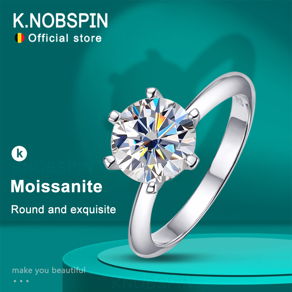 Vs Smartwatch - KNOBSPIN D VVS Mozanit Yüzükler Kadınlar
