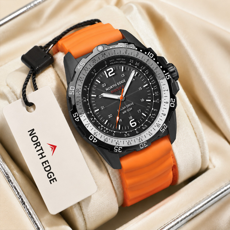 Solar Powered Watch - NORTH EDGE EVOQUE2 Güneş Enerjili Saat