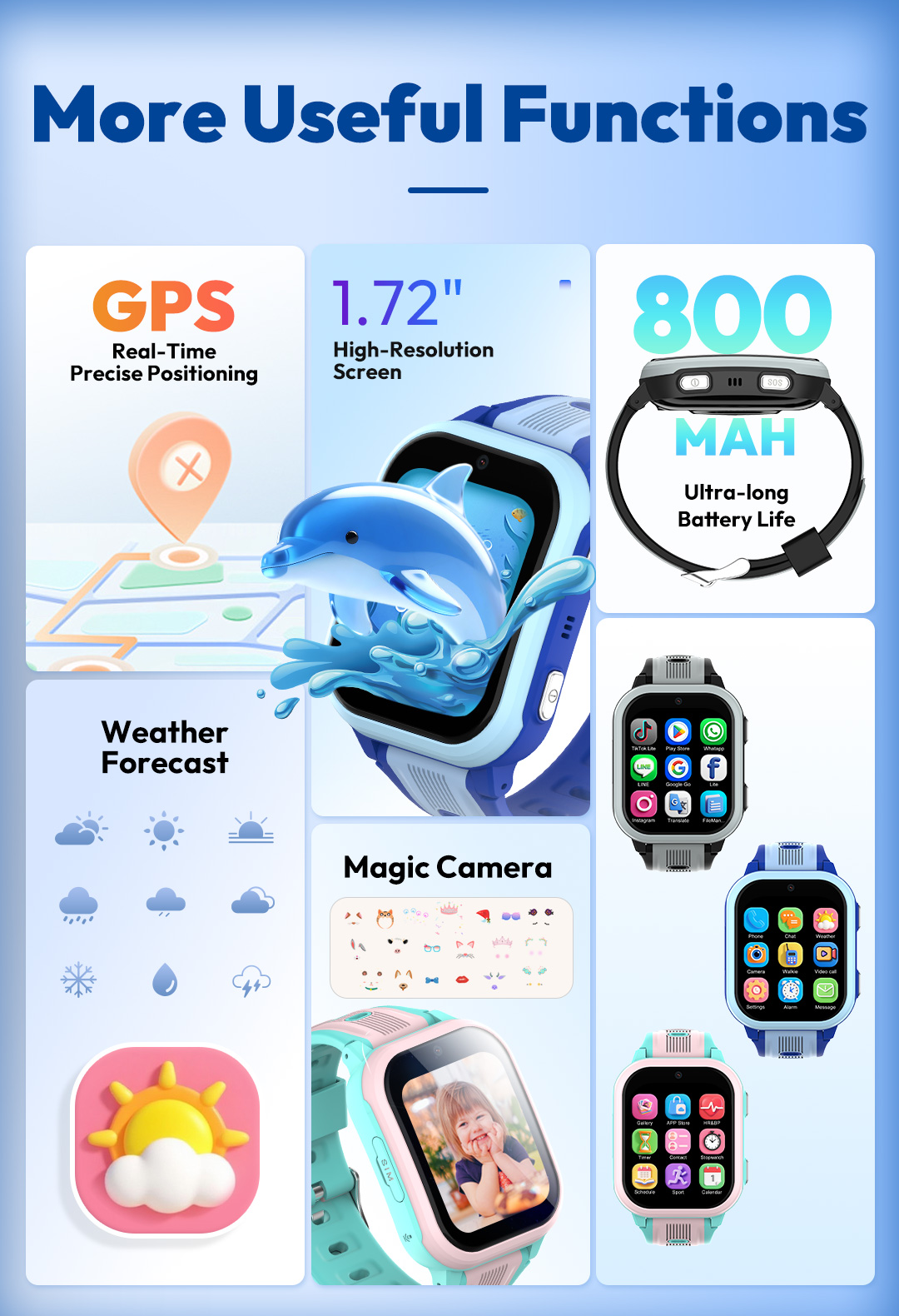 Wonlex 4G Çocuklar için Akıllı - Smartwatch Watches For Boys incelemesi ve fiyatı