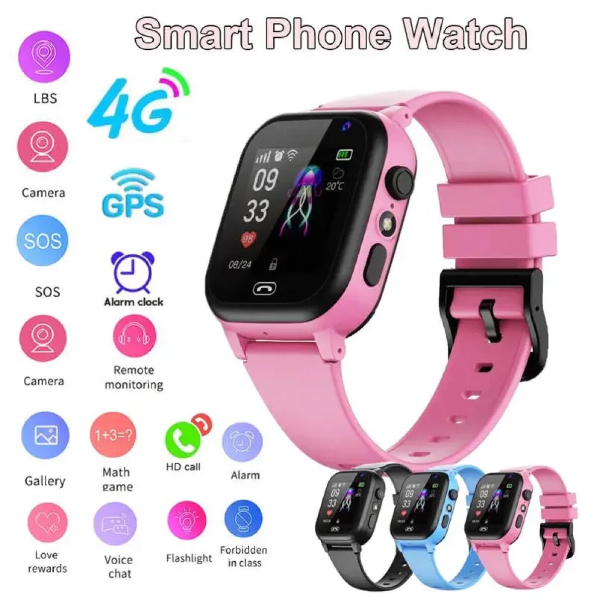 Çocuklar akıllı saat 4G Çok Fo - Watch Display Pillow incelemesi ve fiyatı