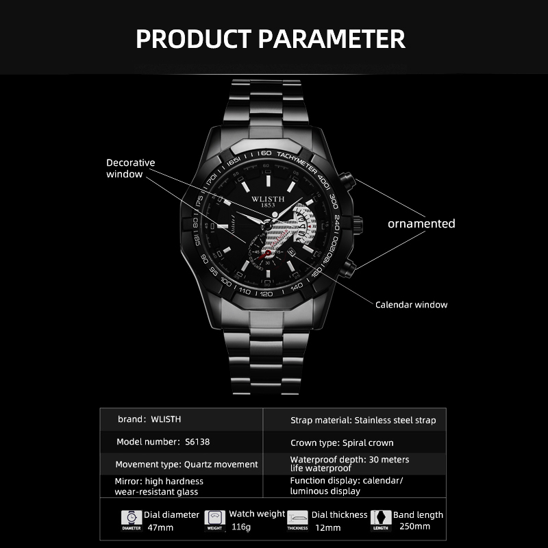 Lüks Marka Erkek Izle Su Geçir - Smartwatch Watches Brands For Men incelemesi ve fiyatı