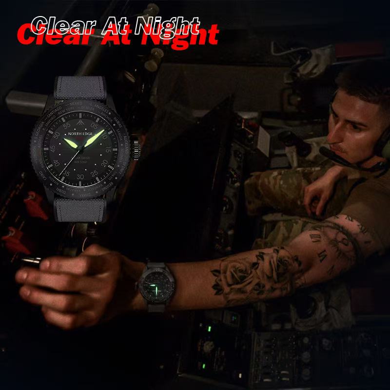 NORTH EDGE MAPLE Solar Quartz  - Solar Powered Watch incelemesi ve fiyatı