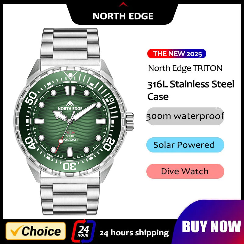 2026 Yeni NORTH EDGE TRITON Gü - Solar Powered Watch incelemesi ve fiyatı