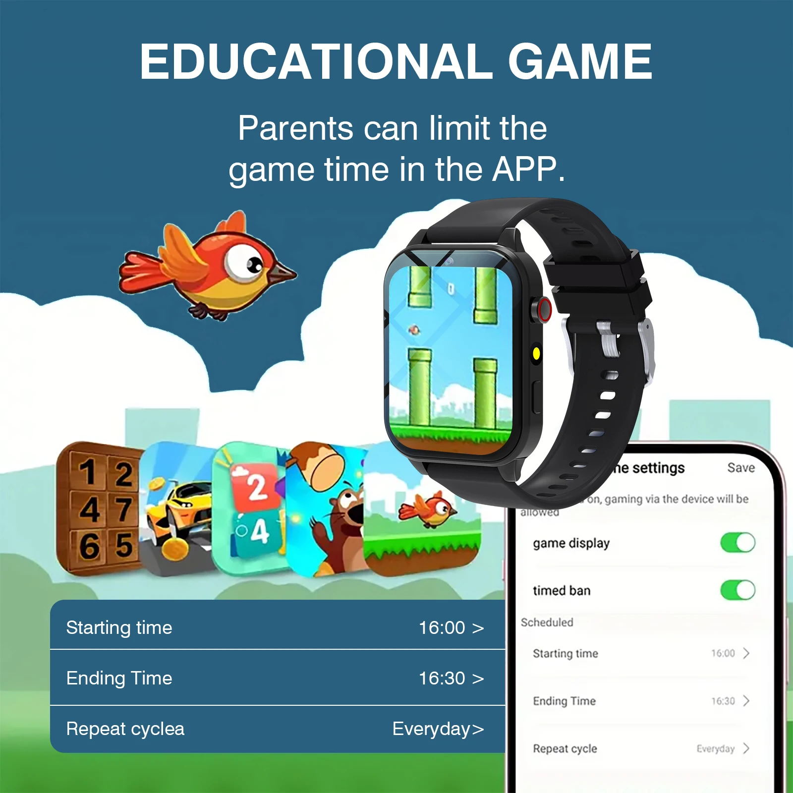 Çocuklar için akıllı saat 18 o - Smartwatch Watches Gift For Boys incelemesi ve fiyatı
