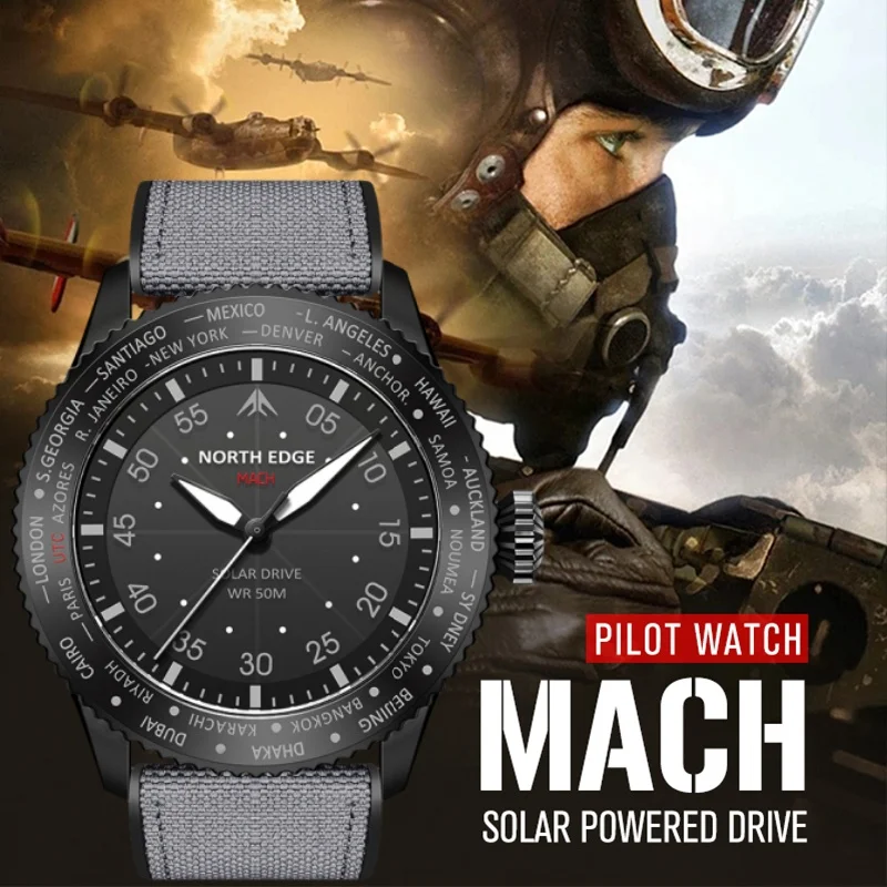 KUZEY KENAR MACH Güneş Enerjis - Solar Powered Watch incelemesi ve fiyatı