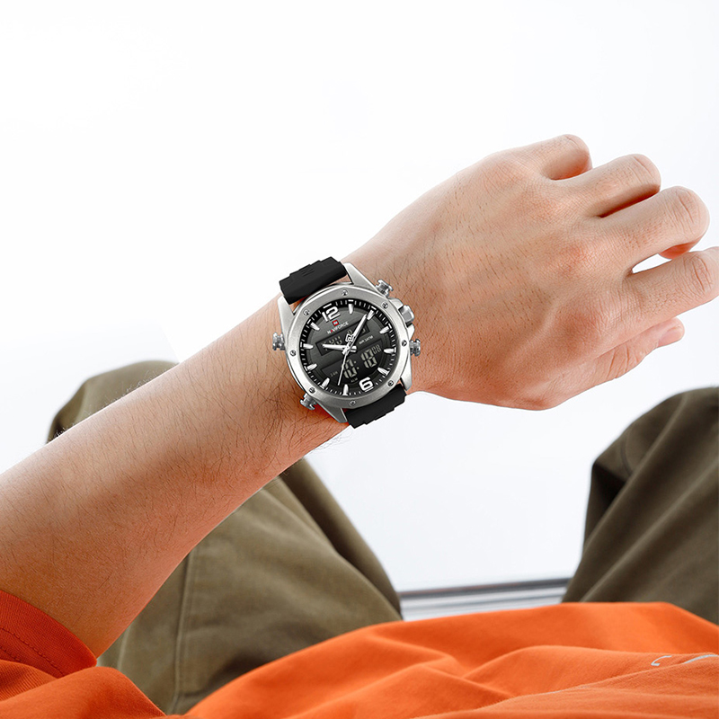 NAVIFORCE Erkekler Kuvars LCD  - Watch Display Pillow incelemesi ve fiyatı